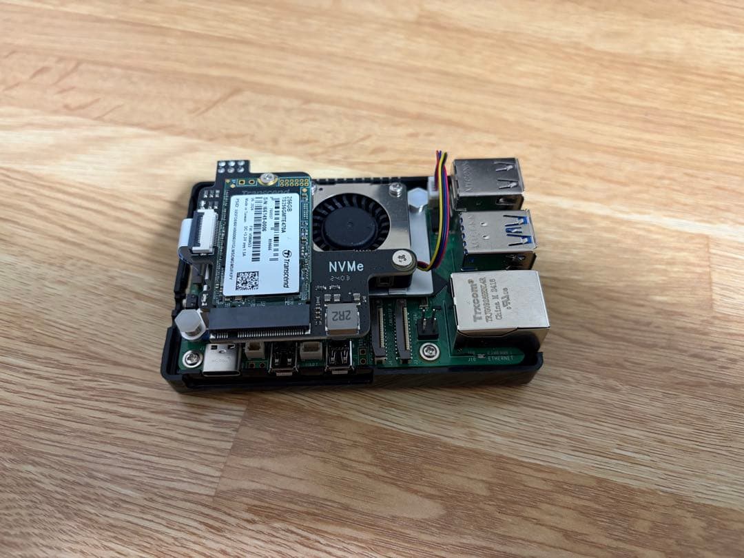 Raspberry Pi 5 メモリ8GB セット SSD増設済