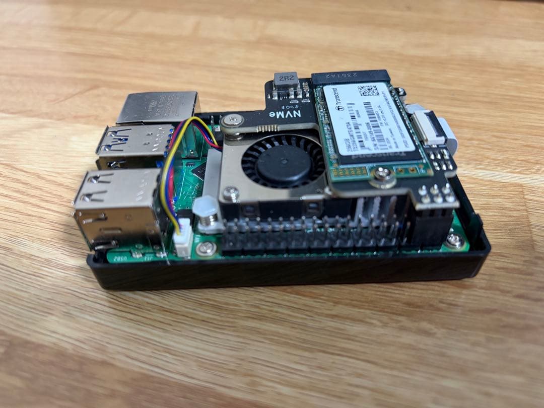 Raspberry Pi 5 メモリ8GB セット SSD増設済