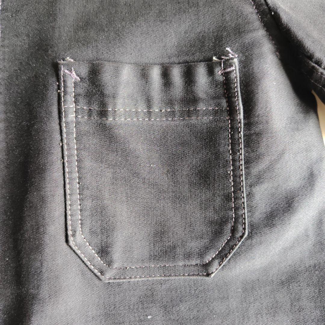 40s〜60s ブラックモールスキン　ワークジャケット vintage