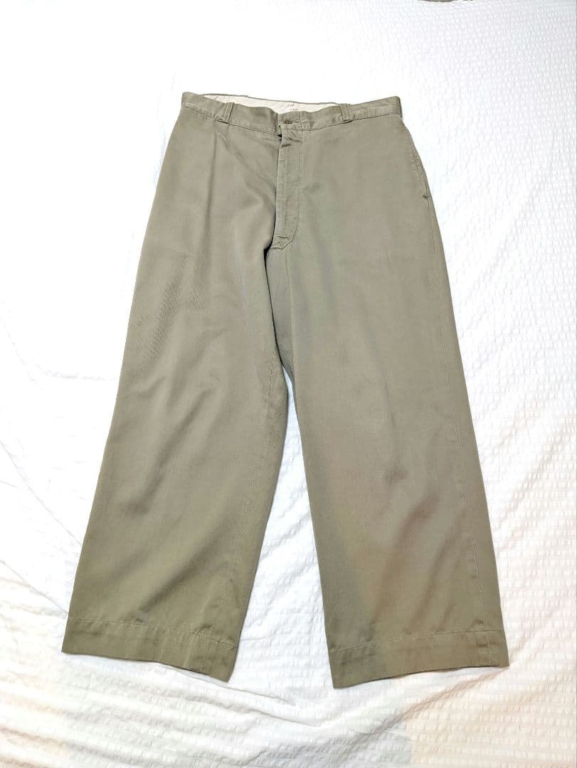 U.S.ARMY 60s ヴィンテージ チノトラウザーズ 米軍実物