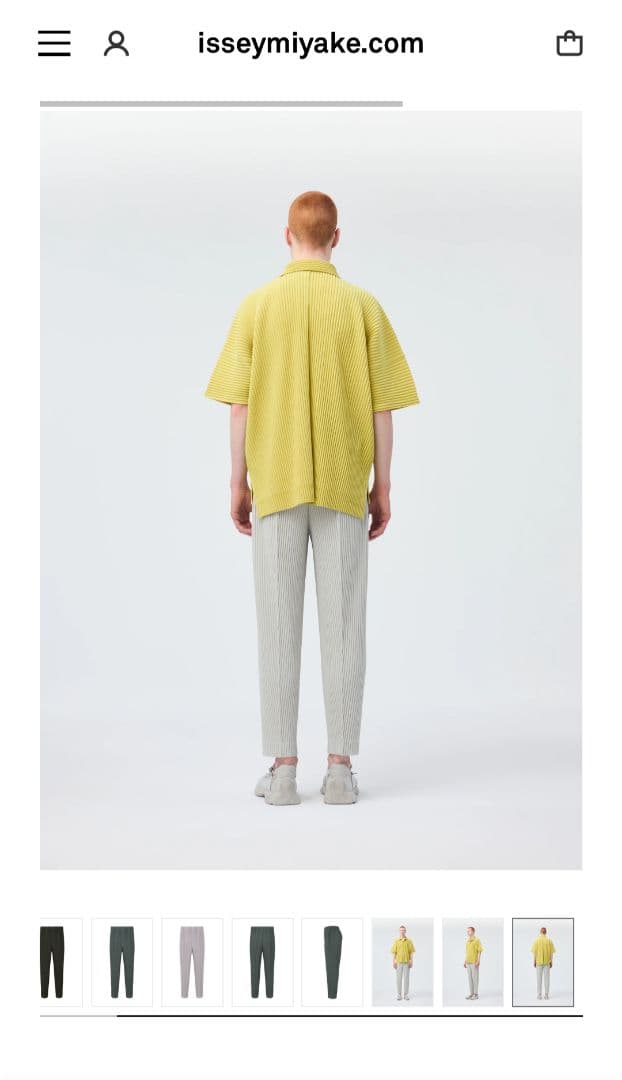 HOMME PLISSE ISSEY MIYAKE トラウザーズ BK サイズ1