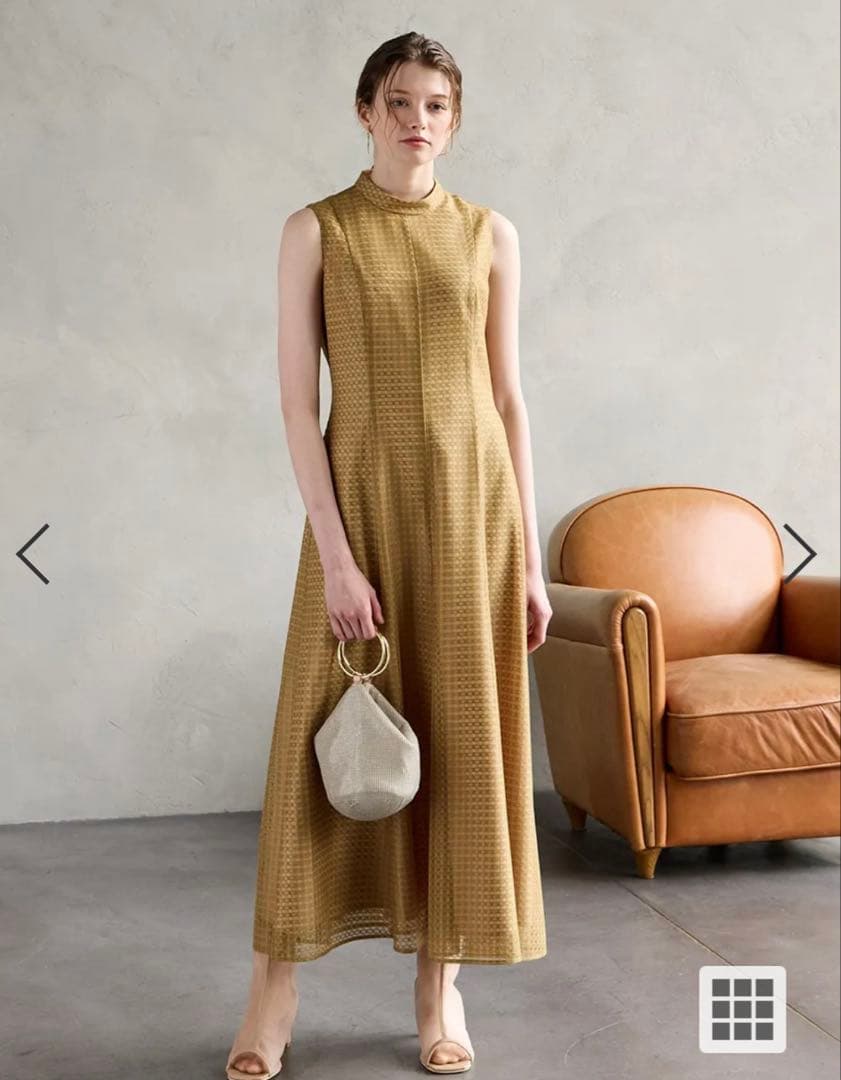 AIMER パーティードレス　ノースリーブ　ロング