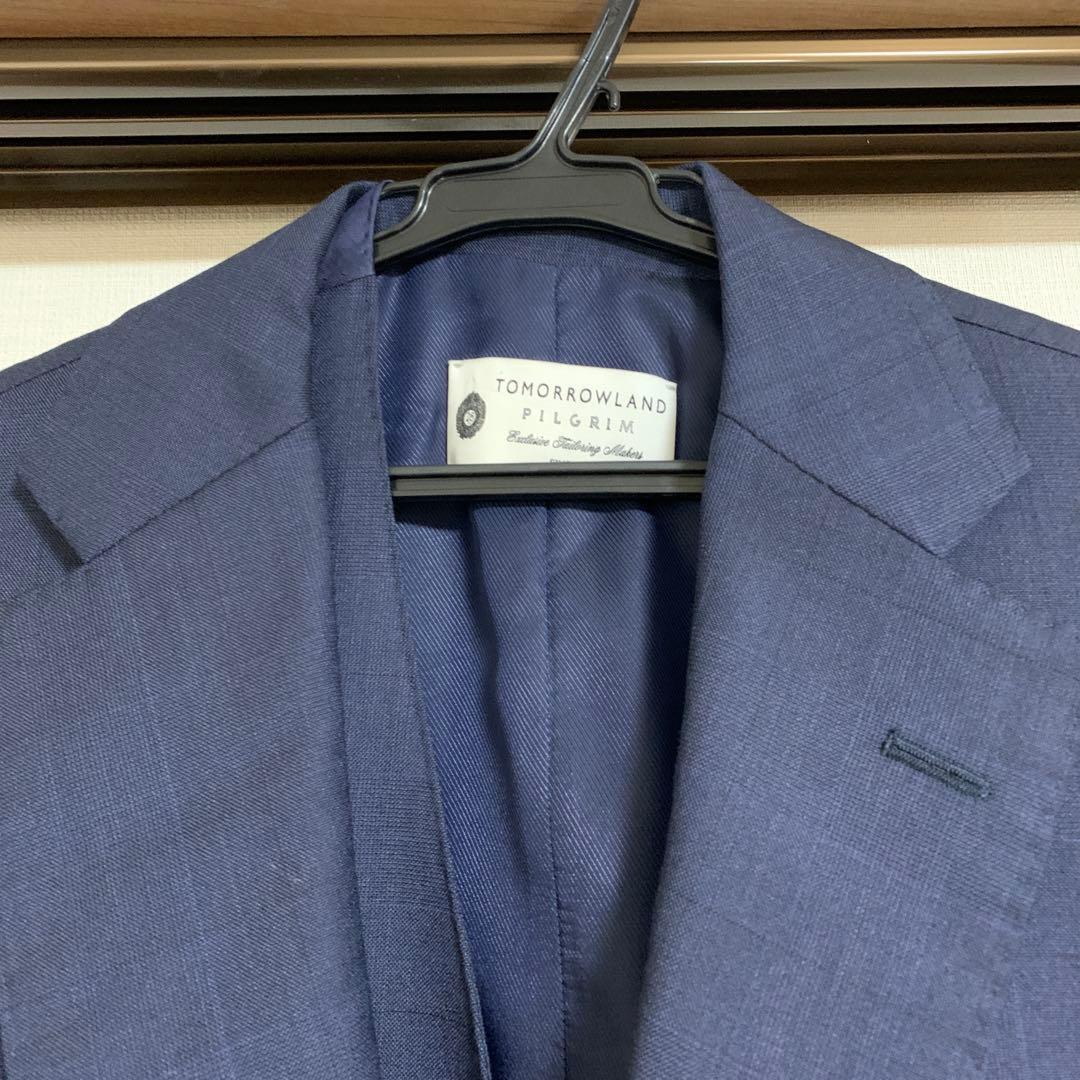 トゥモローランド　ビジネススーツ ネイビー　スリーピース