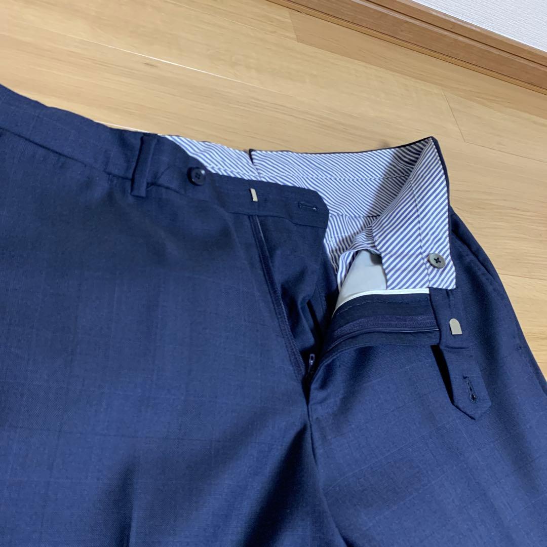 トゥモローランド　ビジネススーツ ネイビー　スリーピース