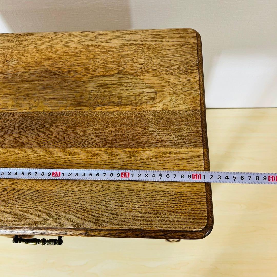 najico ナジコ サイドチェスト 電話台 花台 収納家具 引き出し オーク材