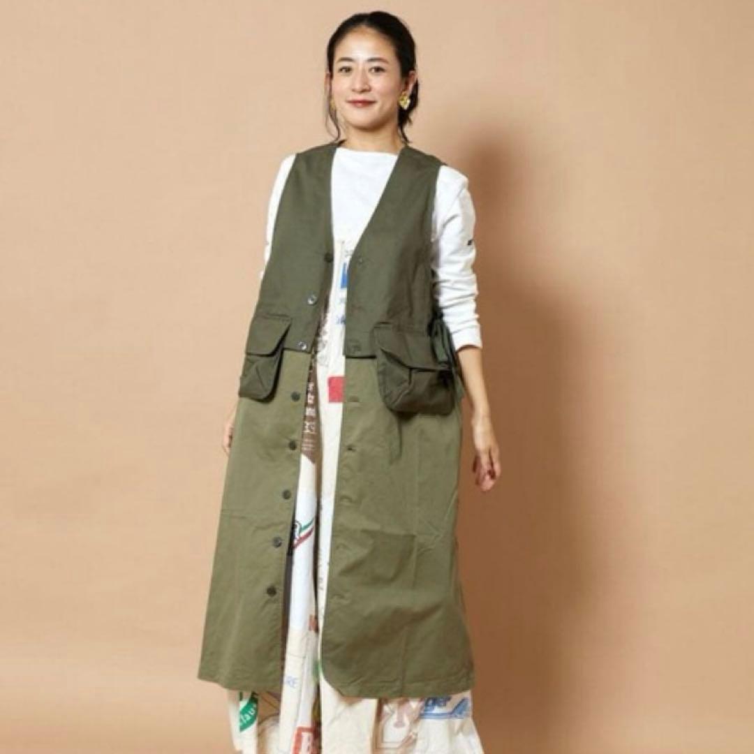 WORKWARE × Freada ミリタリー2WAYロングベスト
