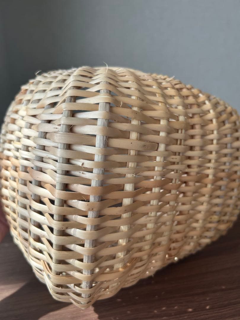 【11/16削除】最終価格【新品】かご　バスケットＳ　ラトビア　ナチュラル　北欧