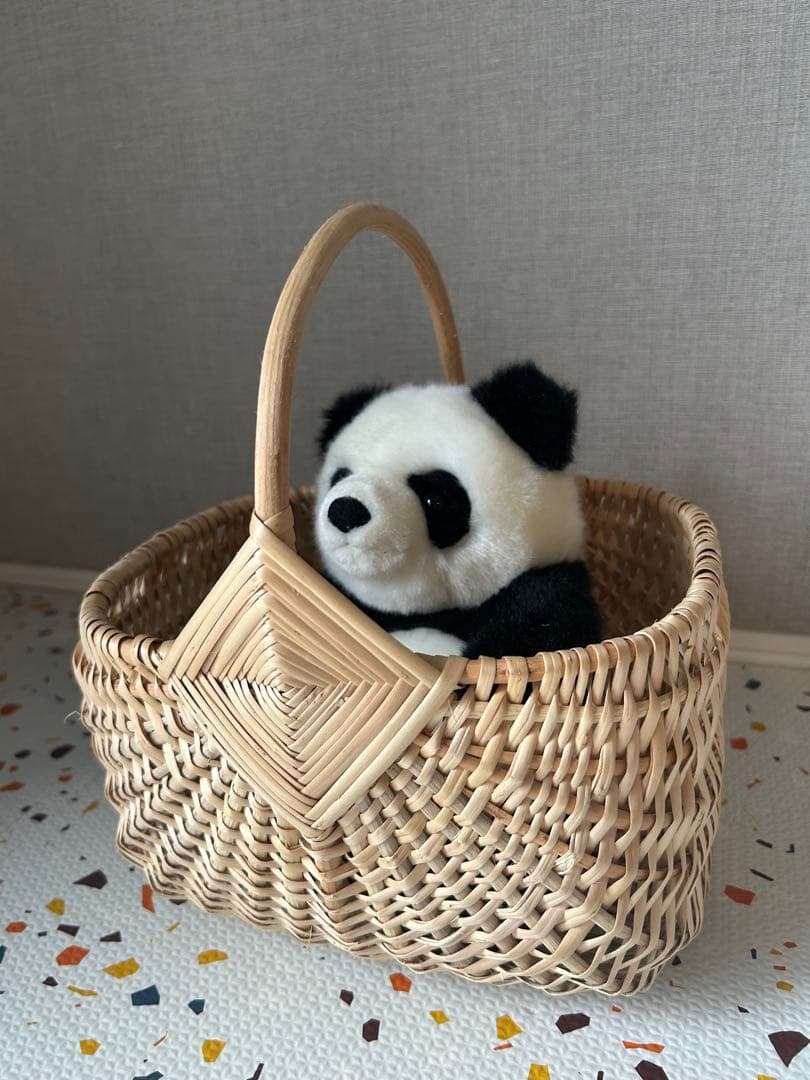 【11/16削除】最終価格【新品】かご　バスケットＳ　ラトビア　ナチュラル　北欧