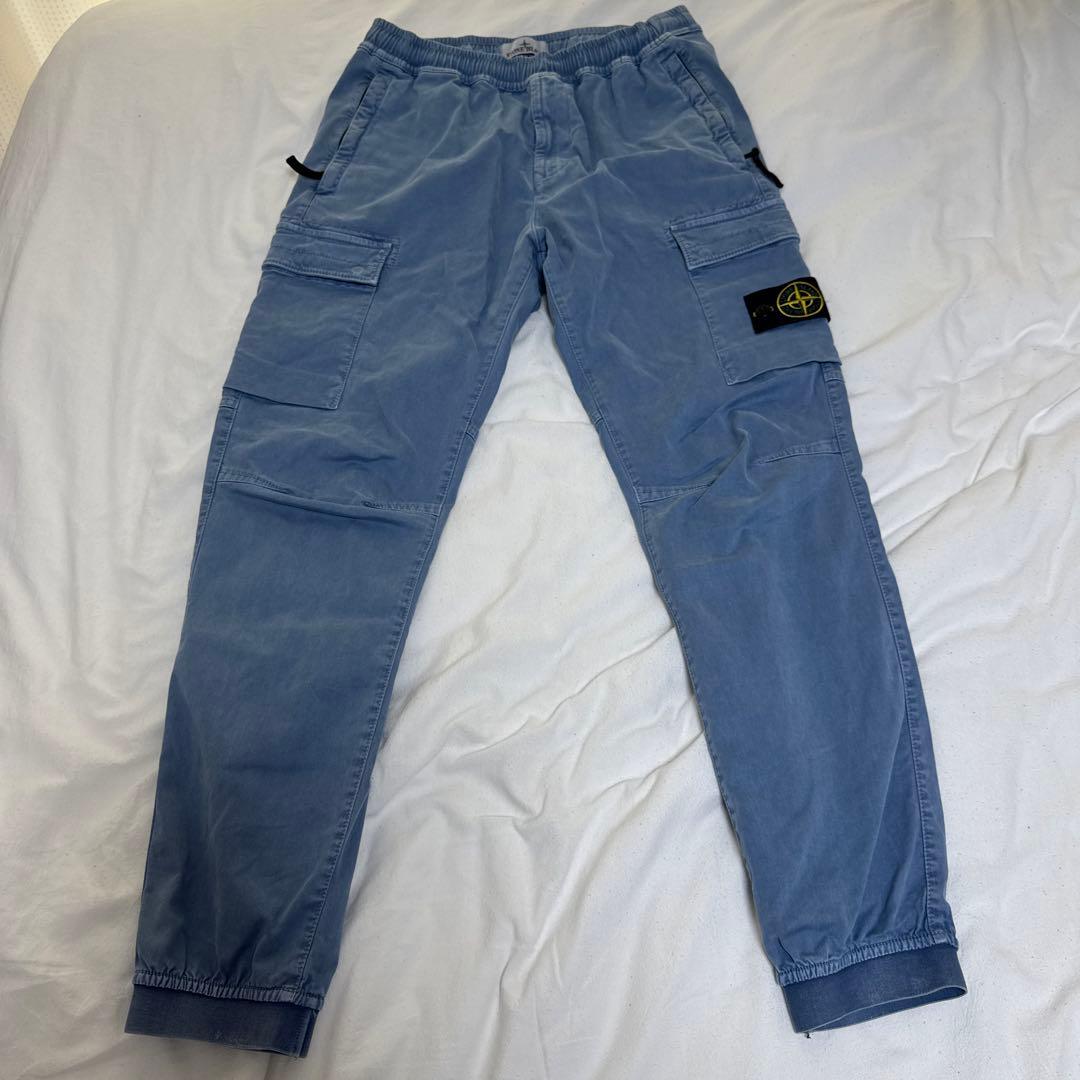 Stone  ブルー カーゴパンツ