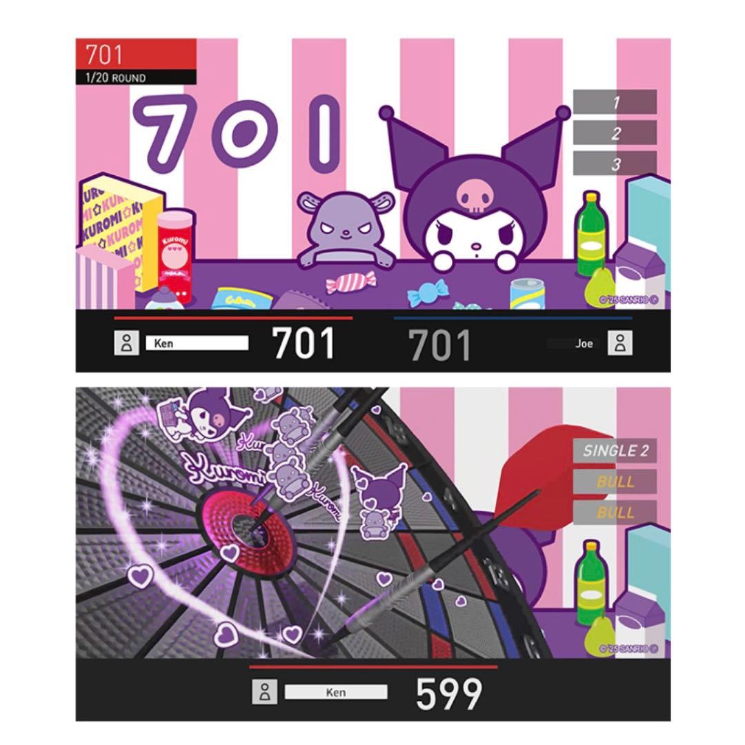 店舗限定 サンリオコラボ ダーツセット 【クロミ】