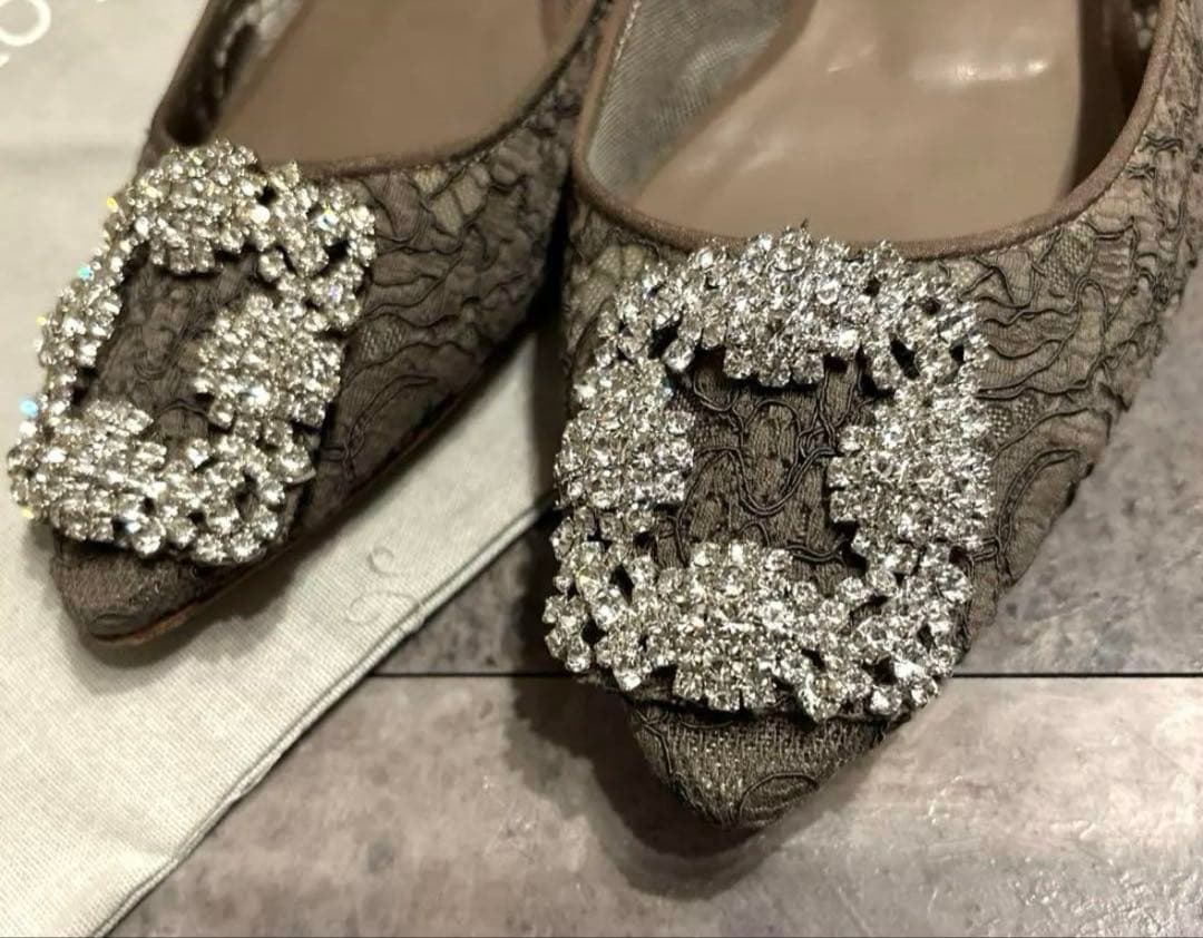 MANOLO BLAHNIKマノロブラニク◆HANGISI ハンギシ レース36