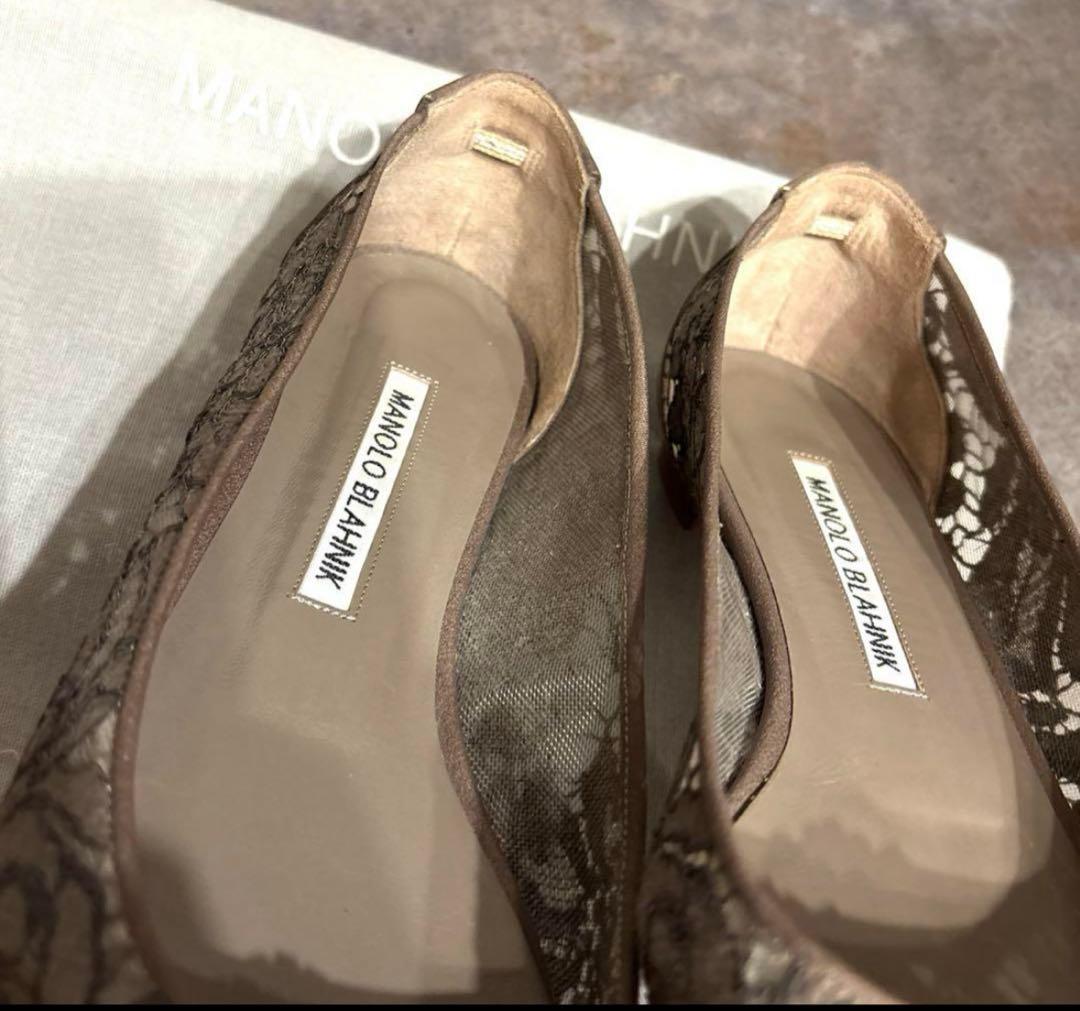 MANOLO BLAHNIKマノロブラニク◆HANGISI ハンギシ レース36