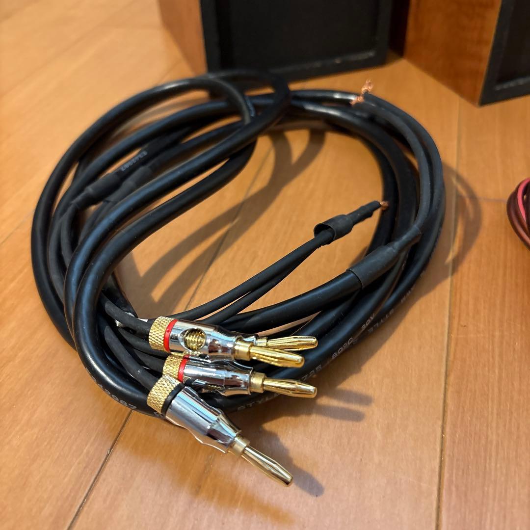 FOSTEX スピーカー P2080-E ケーブル2種類セット