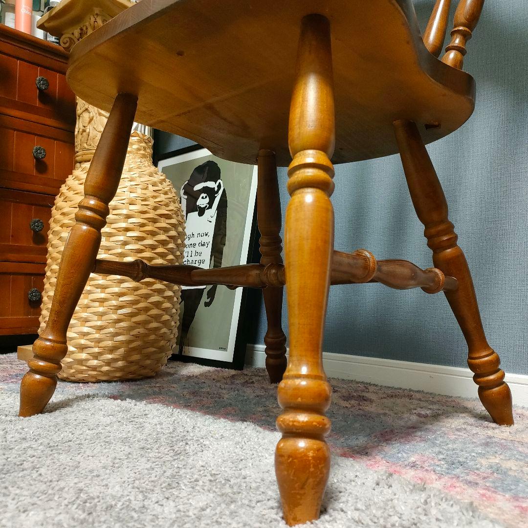 【はやて】柏木工 ウィンザーチェア ビンテージ レトロ ダイニングチェア