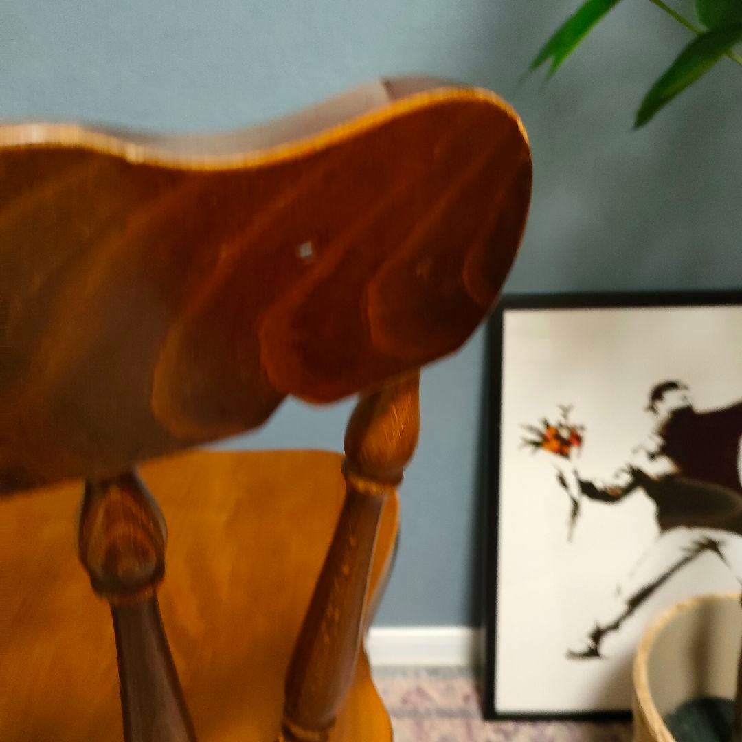 【はやて】柏木工 ウィンザーチェア ビンテージ レトロ ダイニングチェア