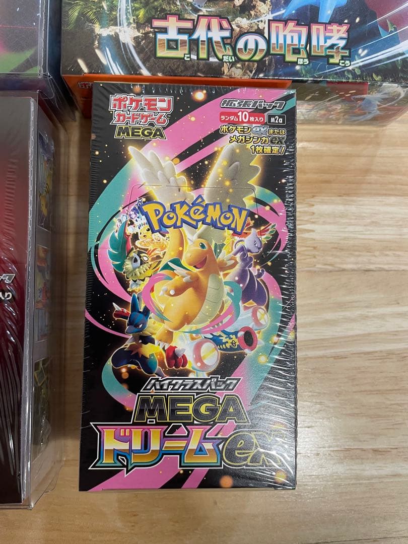 ポケカ 未開封シュリンク付き 6BOXロケット団　インヘェルノ　メガドリなど