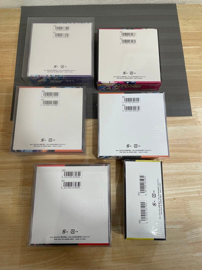 ポケカ 未開封シュリンク付き 6BOXロケット団　インヘェルノ　メガドリなど