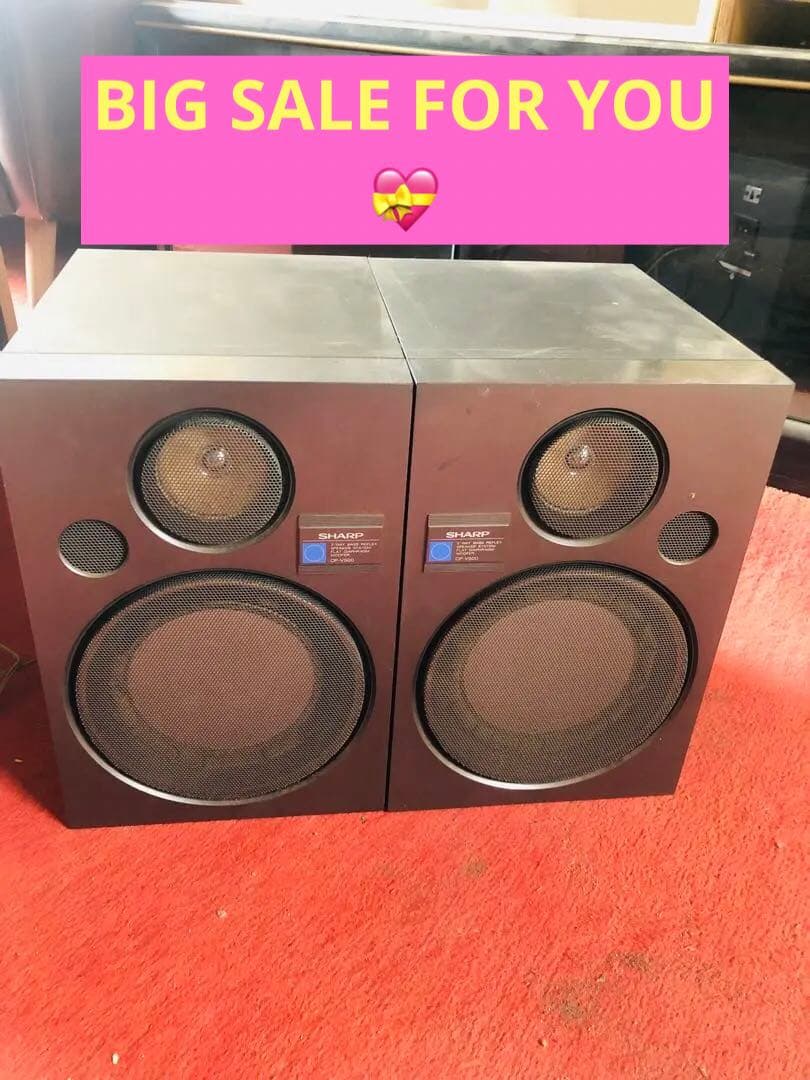 SHARP 2ウェイスピーカー CP-V500 2個
