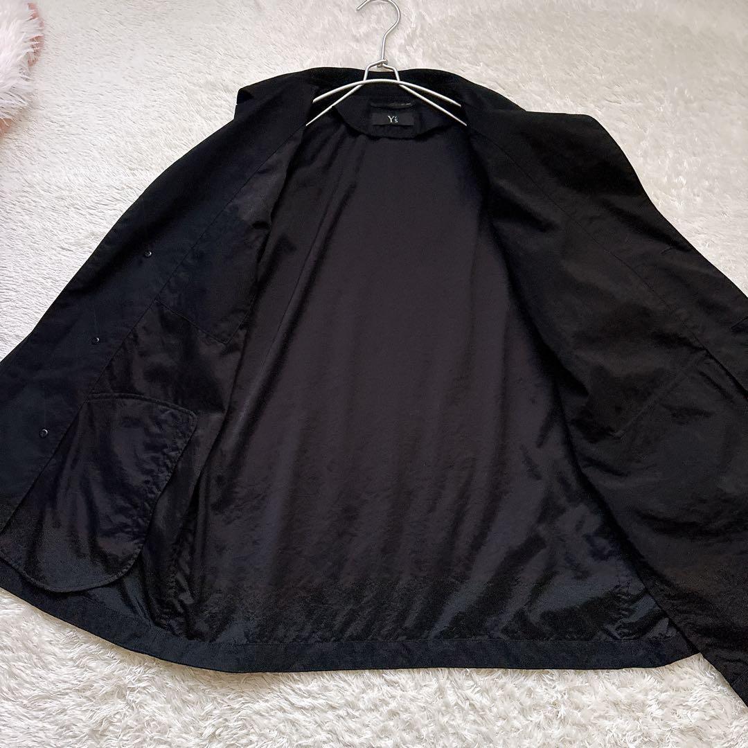 希少✨ Y's アシンメトリー テーラードジャケット 変型 ブラック22ss