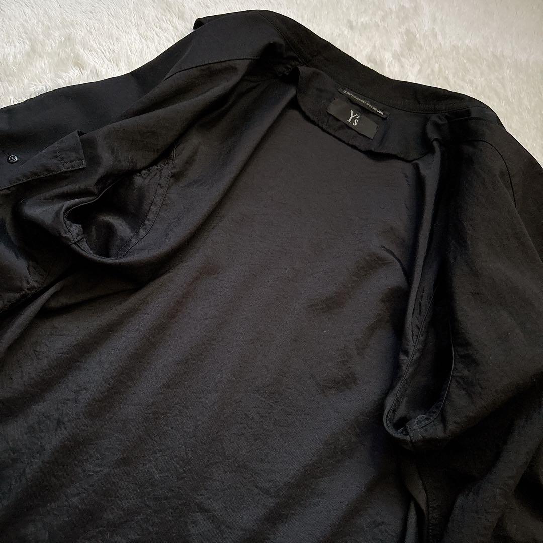 希少✨ Y's アシンメトリー テーラードジャケット 変型 ブラック22ss