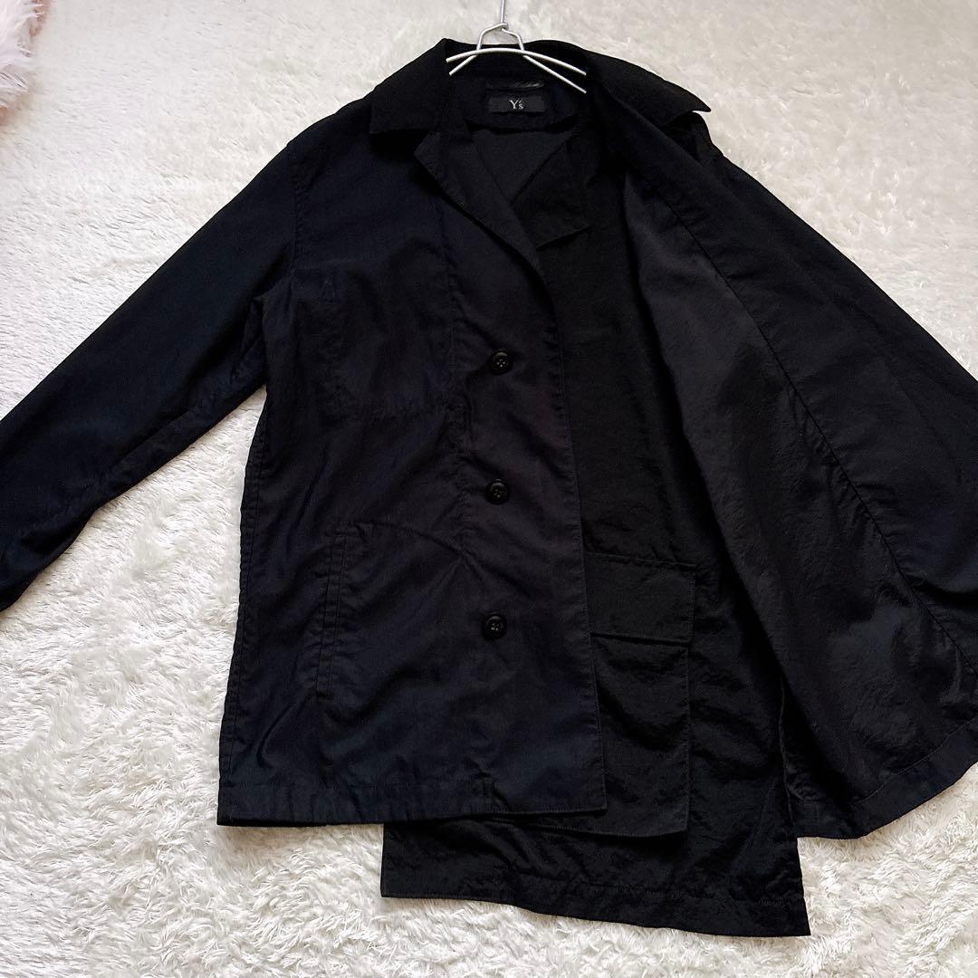 希少✨ Y's アシンメトリー テーラードジャケット 変型 ブラック22ss