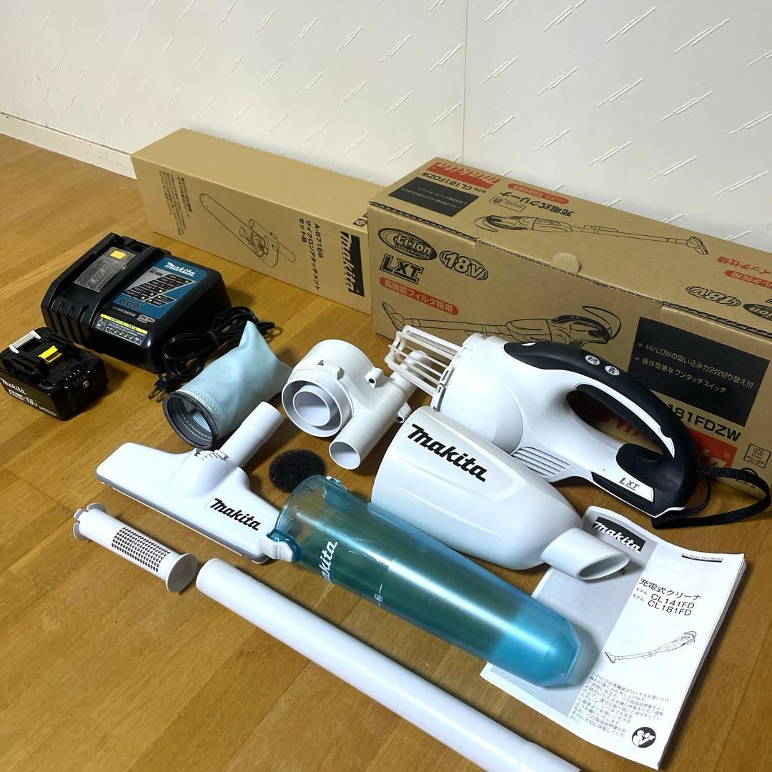 マキタ CL181FD 充電式クリーナー18V 中古 フルセット 掃除機