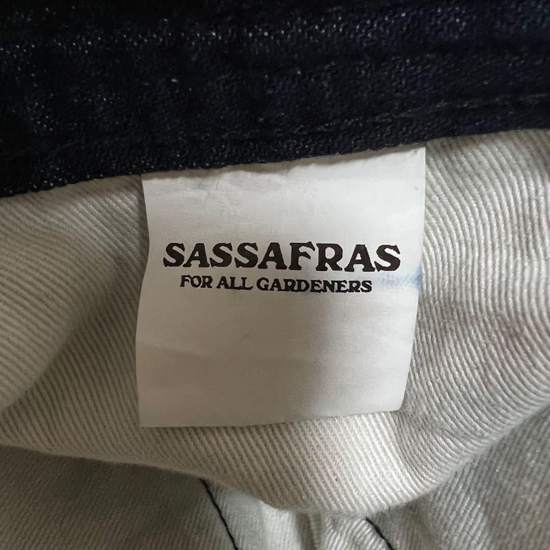 SASSAFRAS ガーデニングアットナイトパンツ 14oz デニム