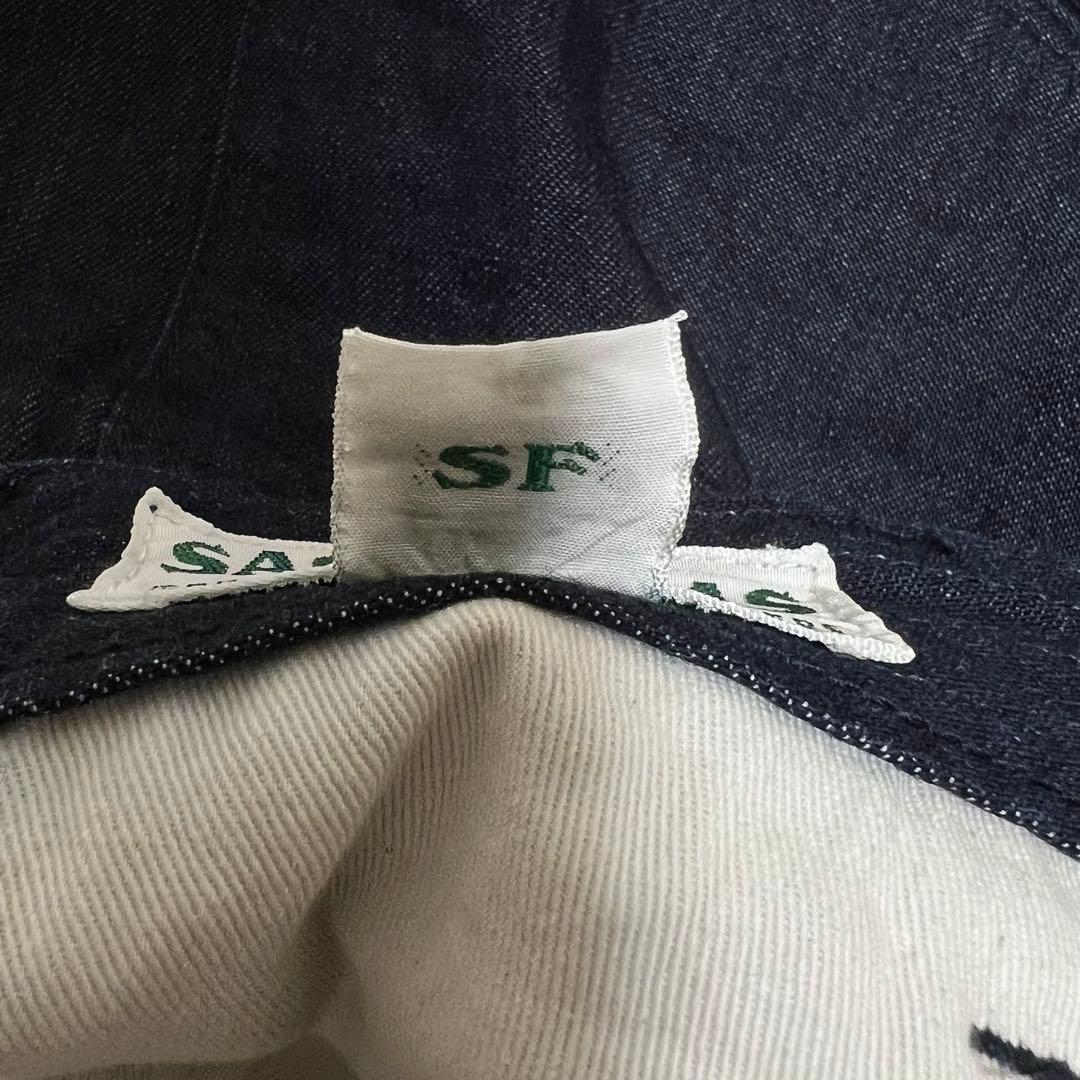 SASSAFRAS ガーデニングアットナイトパンツ 14oz デニム