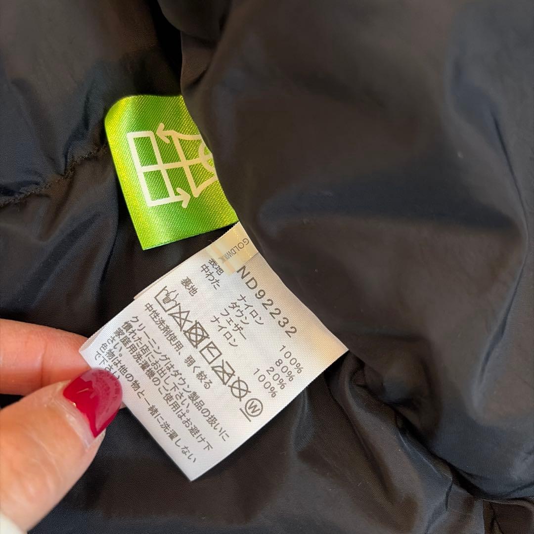 ノースフェイス　ヌプシダウンベスト　ブラック　S