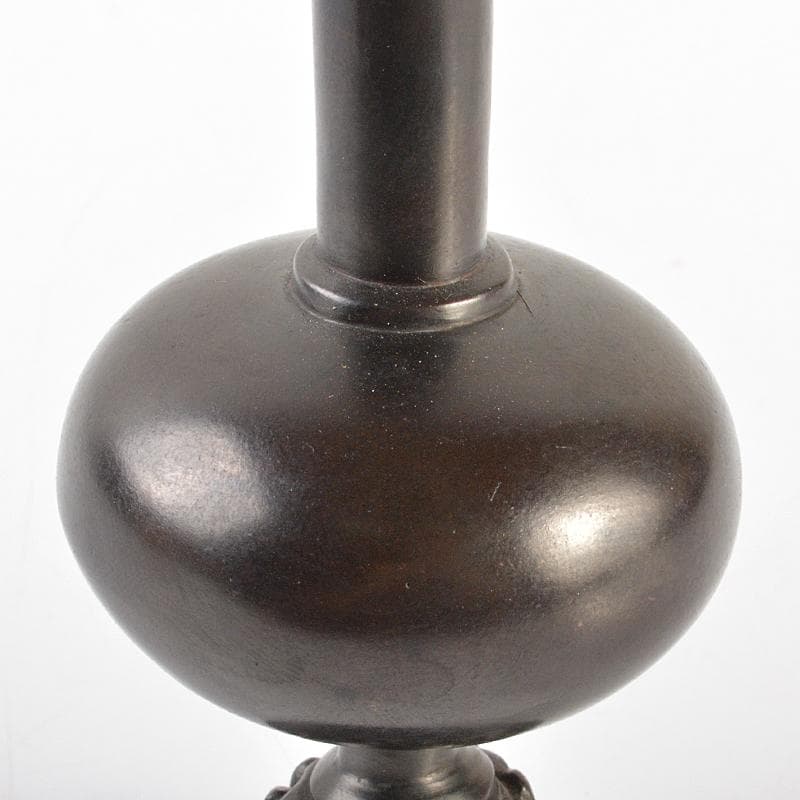 クサノミ　神獣耳花入　一輪挿し　裏千家十五代鵬雲斎極め箱　M　R6975