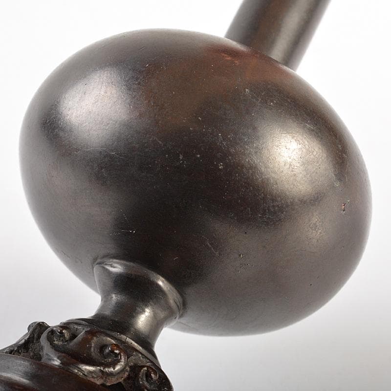 クサノミ　神獣耳花入　一輪挿し　裏千家十五代鵬雲斎極め箱　M　R6975