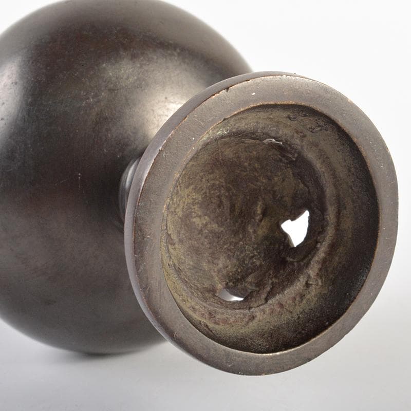 クサノミ　神獣耳花入　一輪挿し　裏千家十五代鵬雲斎極め箱　M　R6975