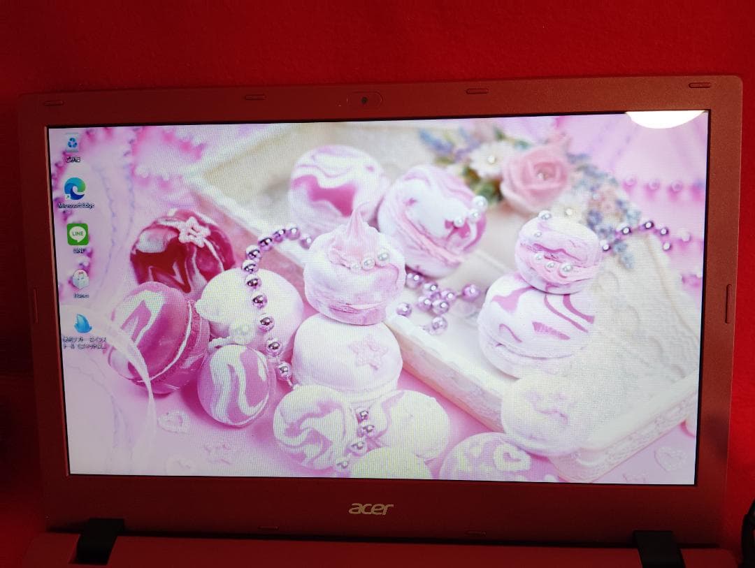 赤と黒のツートン★Acer ノートPC Windows11 8GB メモリ