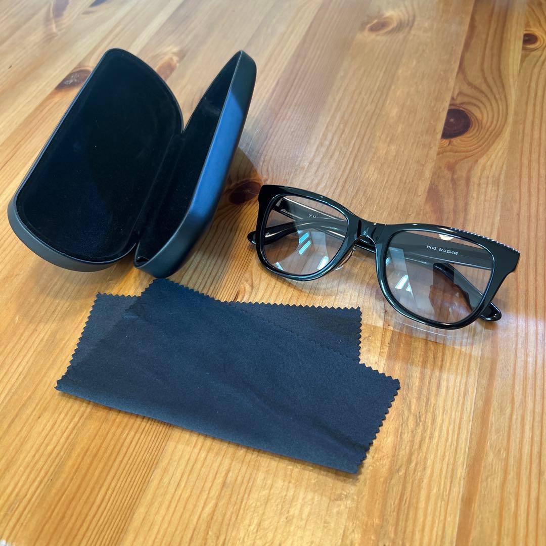 ⚪︎完売品⚪︎萩原裕介さん　YH02 BK/GR サングラス　カラーレンズ　グレー