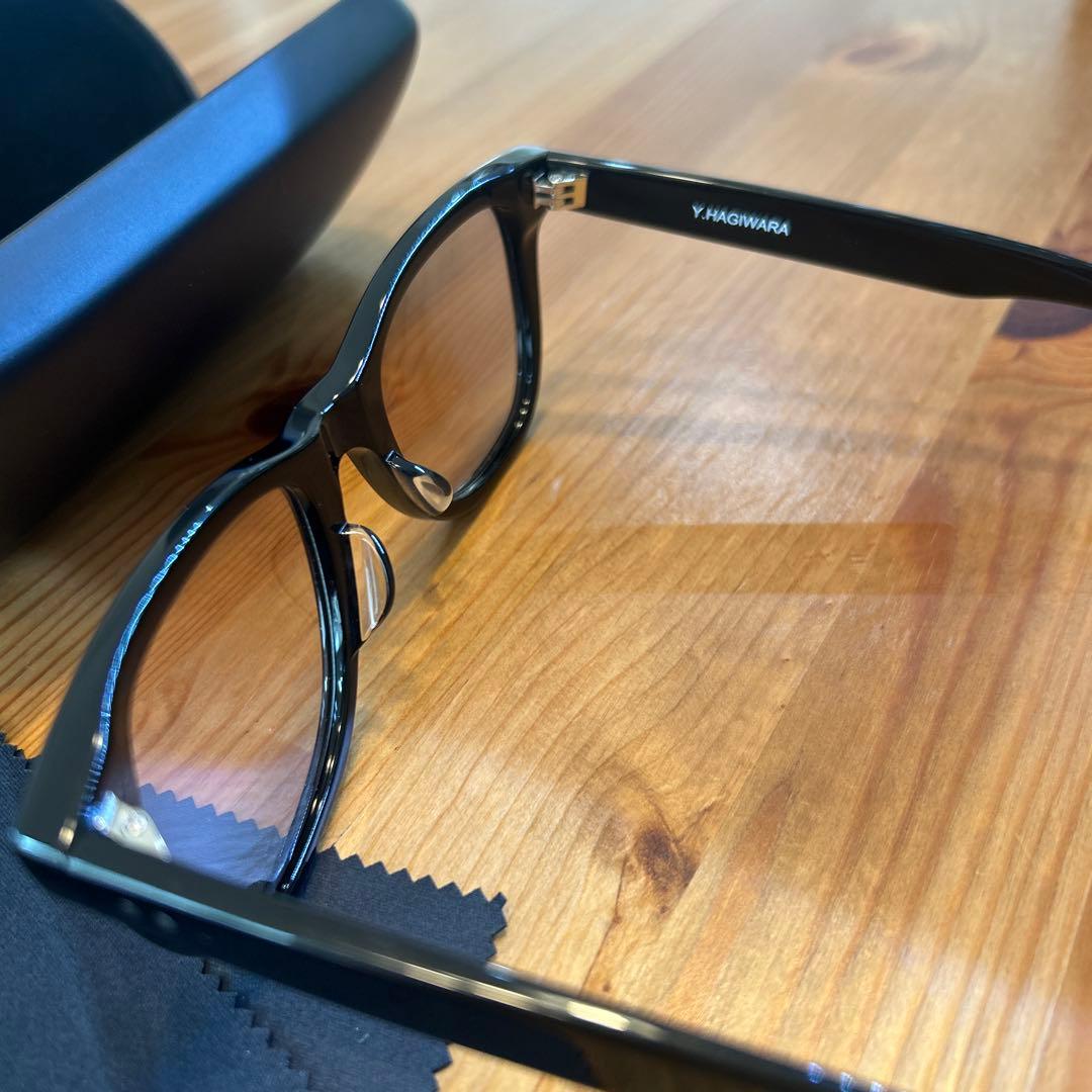 ⚪︎完売品⚪︎萩原裕介さん　YH02 BK/GR サングラス　カラーレンズ　グレー
