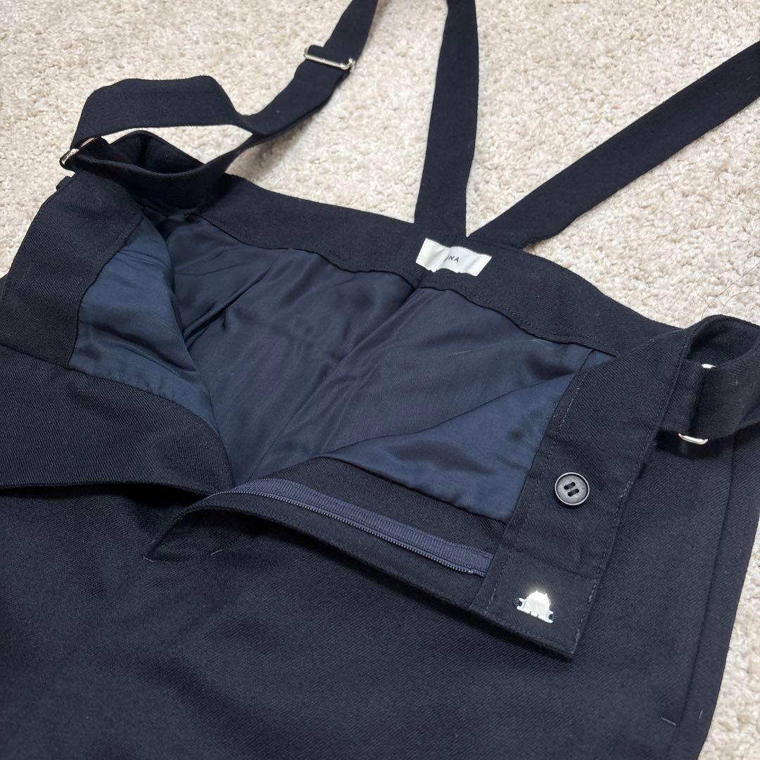 イエナ　IENA ハイウエストサスペンダーパンツ　2023AW サイズ38