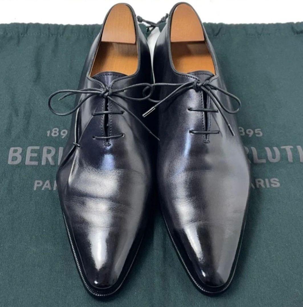 ベルルッティ⭐︎アレッサンドロ71/2ブラックパティーヌ／ホールカット