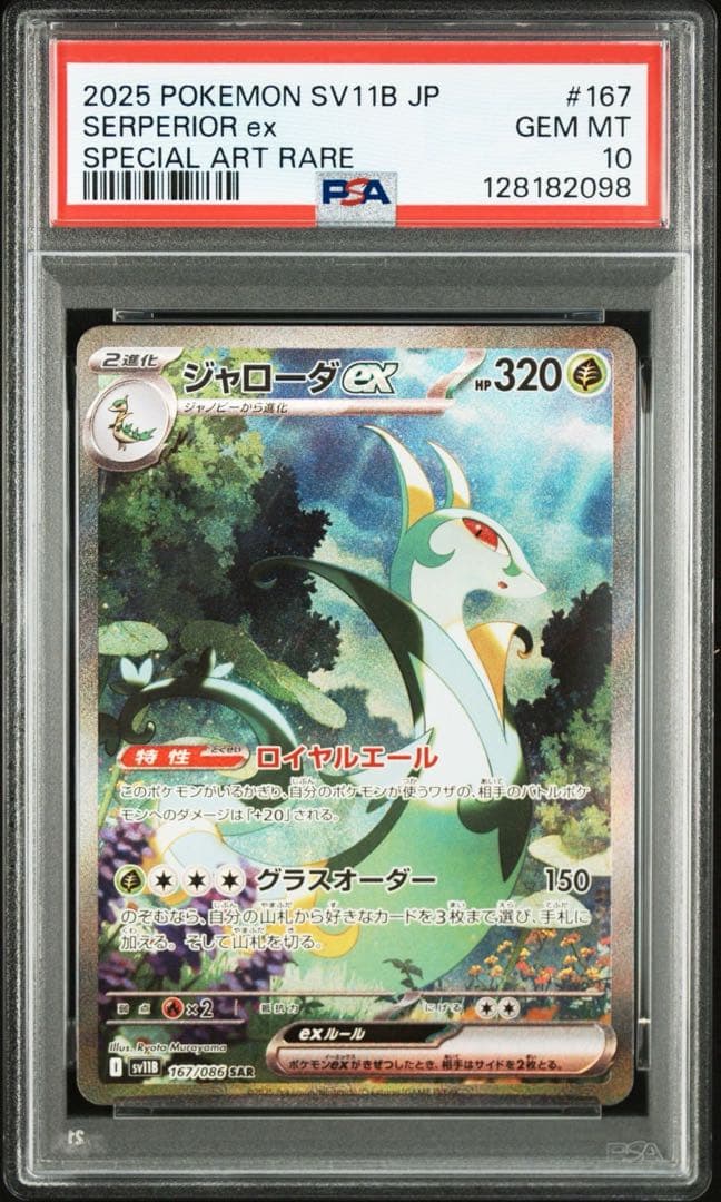 ★PSA10 3連番★ ツタージャ ジャノビー ジャローダex SAR