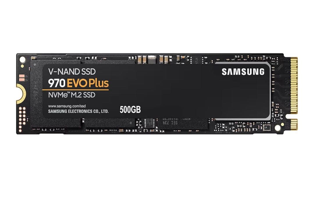 内蔵型SSD Samsung970EVOPlus 500GB PCIe NVMe M.2SSD