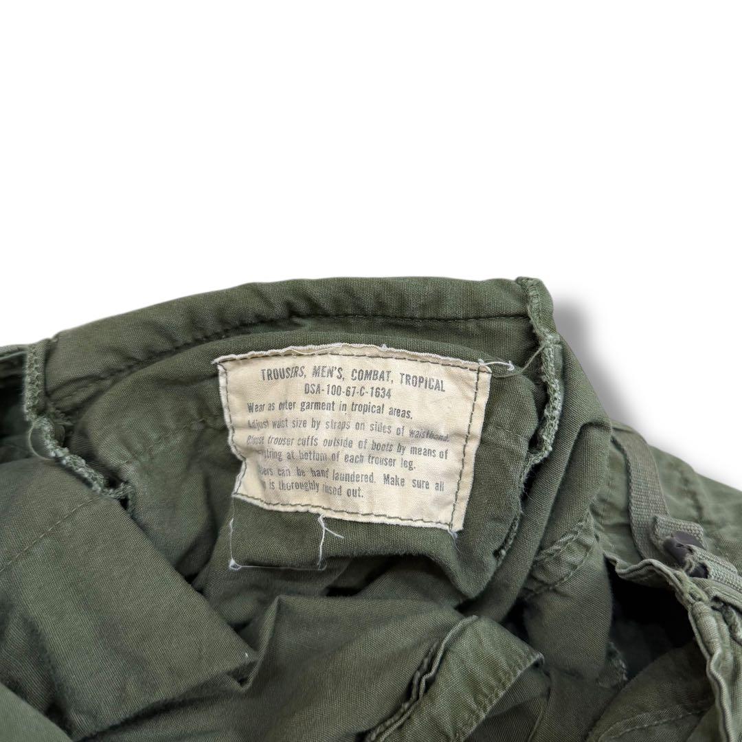 us army ジャングルファティーグ ノンリップ 3rd 60s