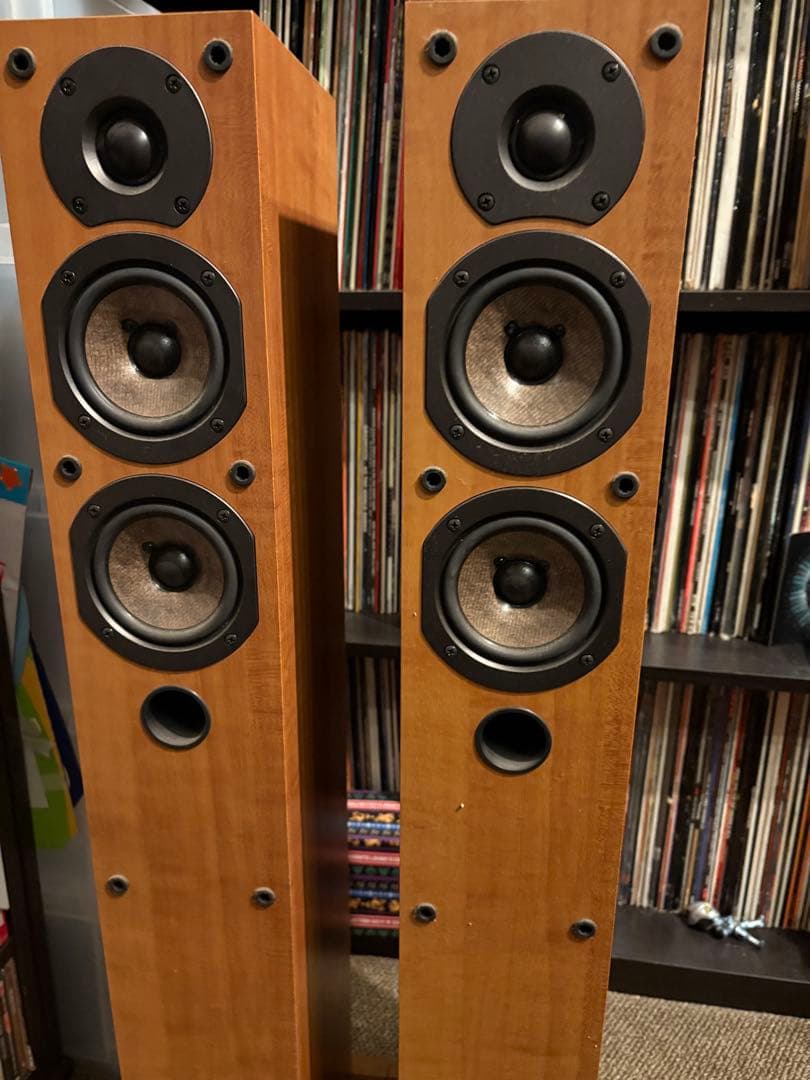 オンキョー　ONKYO　スピーカー　Ｄ-105F 木目