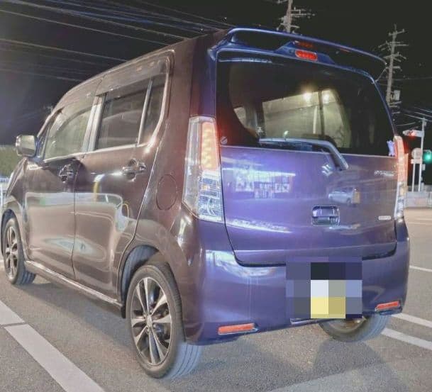 福岡県 スズキ ワゴンR　スティングレー パープル