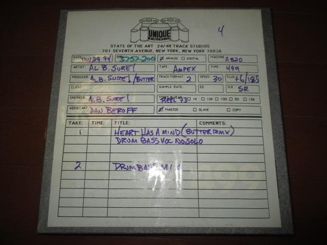 al b. sure ampex 499 grand master (送料込み）