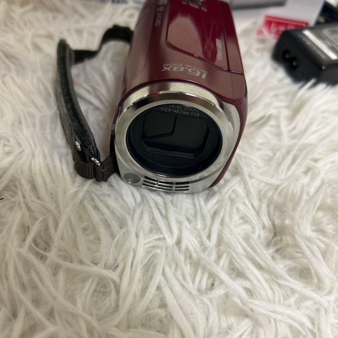 【美品】Panasonic HDC-TM25 ビデオカメラ レッド パナソニック