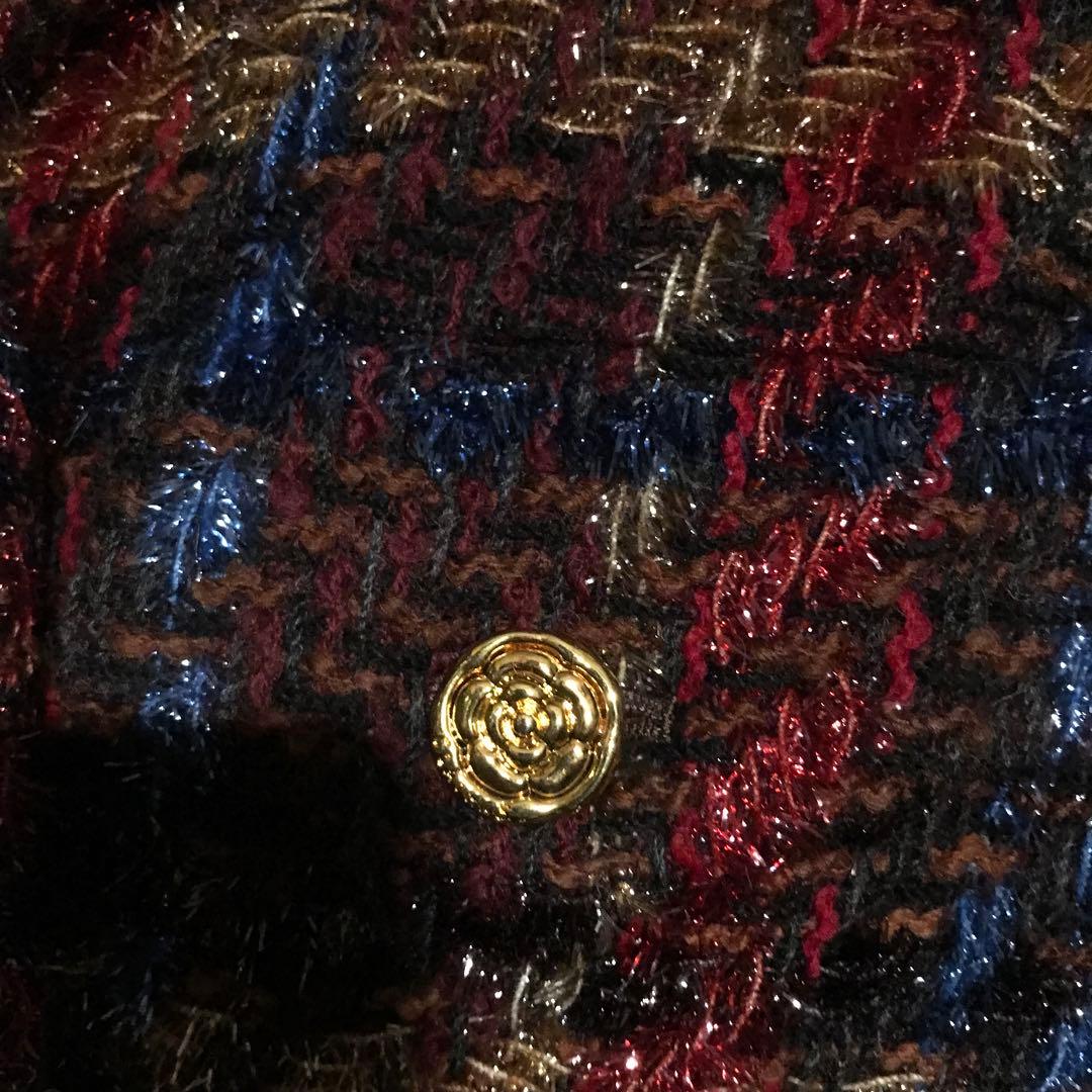 clathas ツイードジャケット　テーラードジャケット 金ボタン