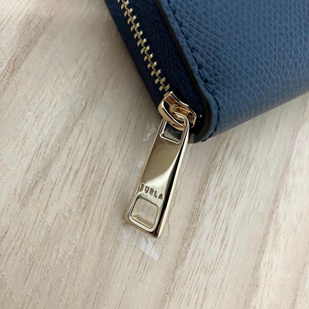 新品未使用✨保護シール付 FURLA フルラ 長財布 ネイビー 訳あり特価