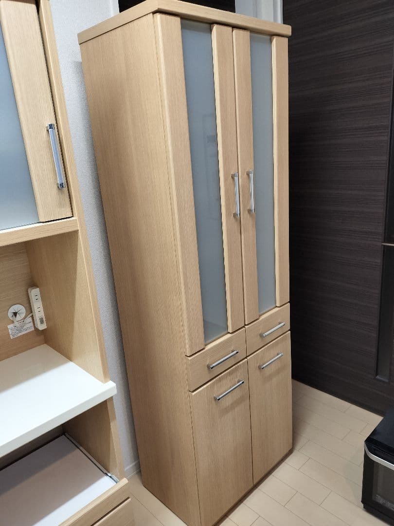 お値下げ美品♡NITORI・ナチュラルウッド 食器棚