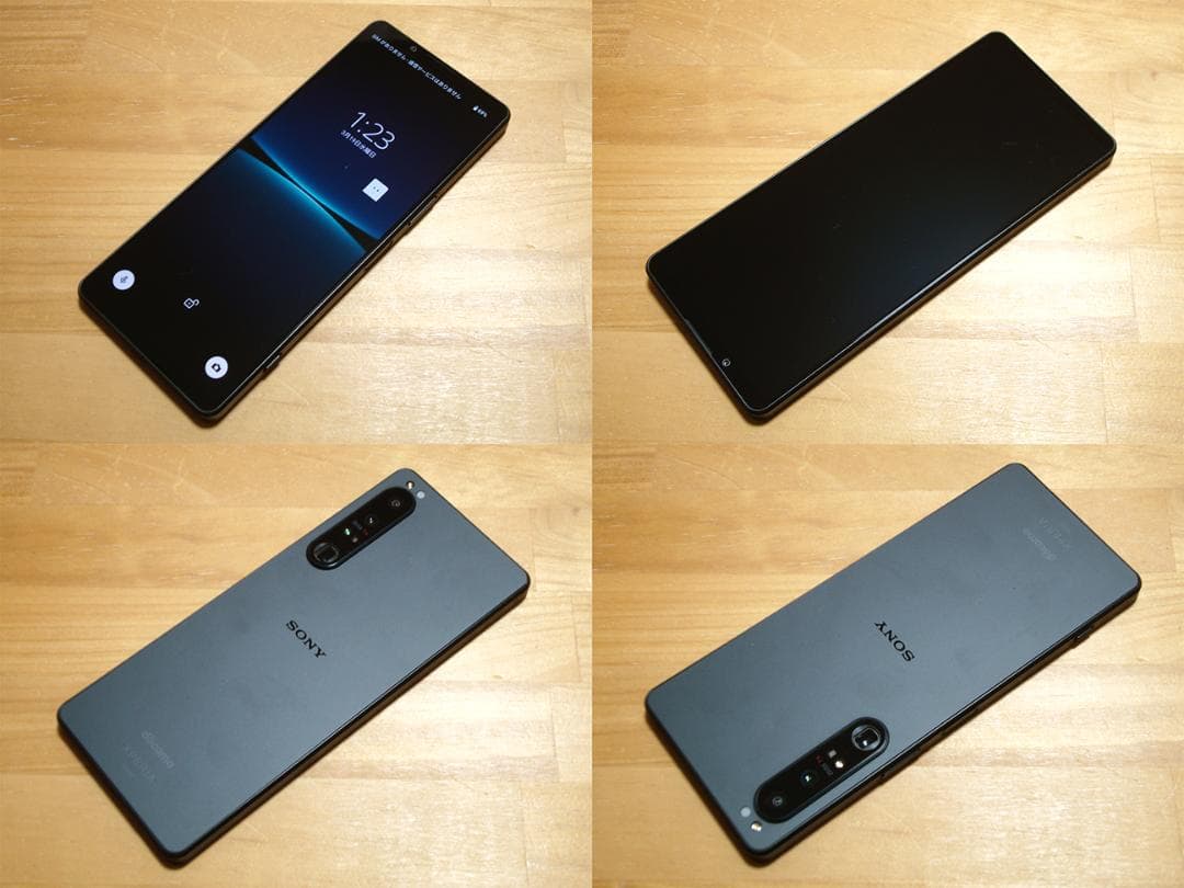 傷少XPERIA 1 IV SO-51C(K)液晶保護ガラス付 SIMフリー