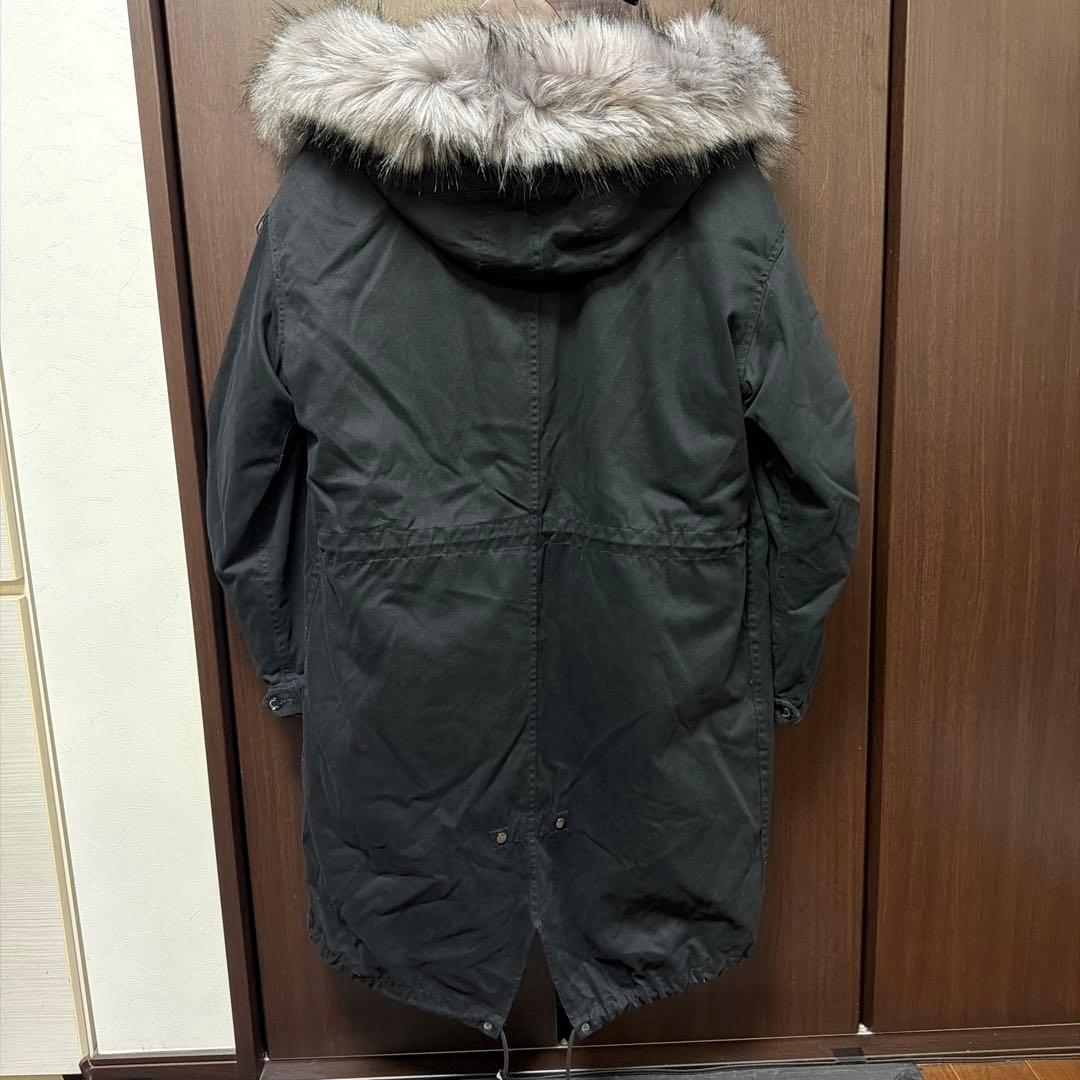 【ソードアートオンライン】キリトモデル　ファー付き黒モッズコート