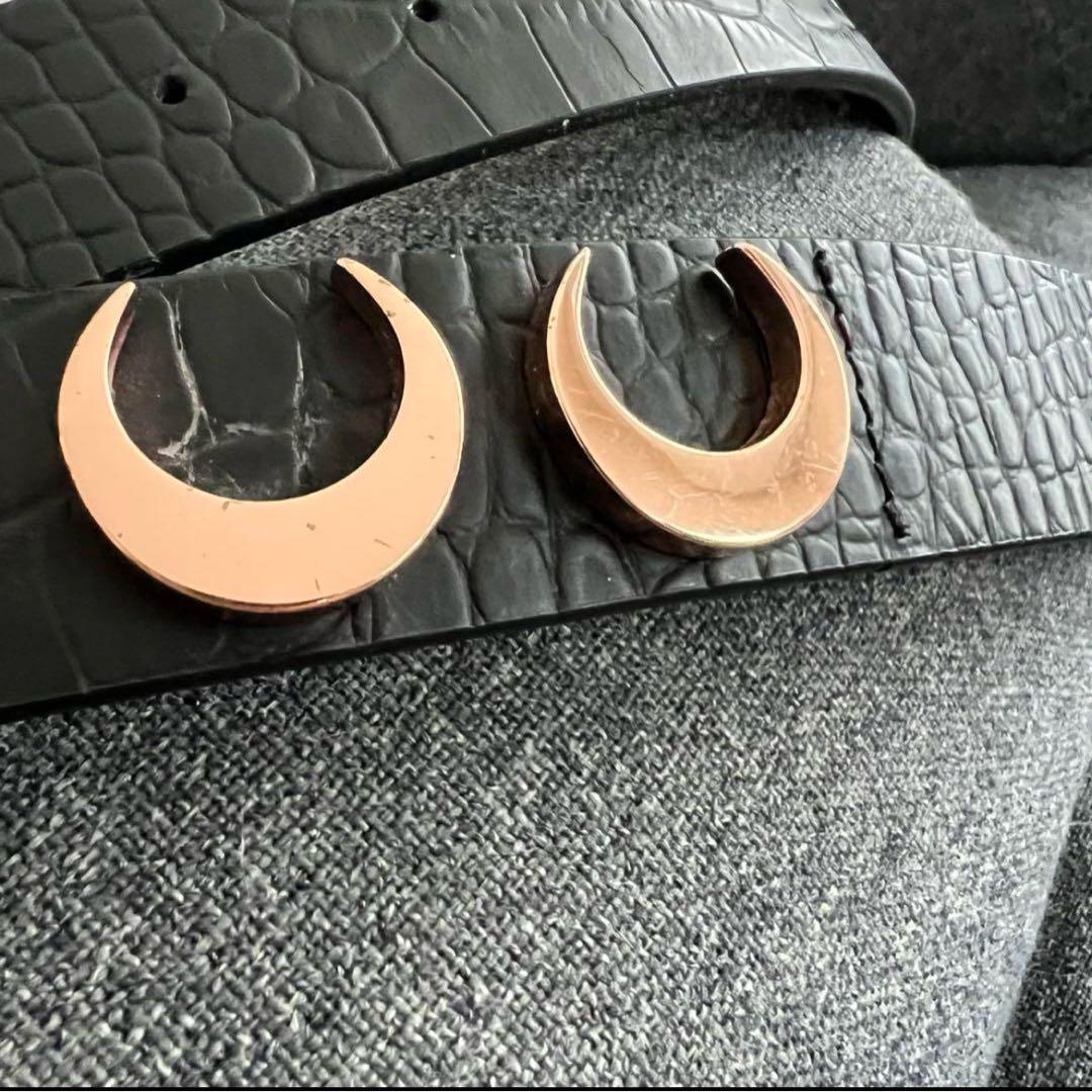 Thomas Wyldeベルト　ブラック×ピンクゴールド